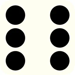 白色骰子　用于桌面游戏